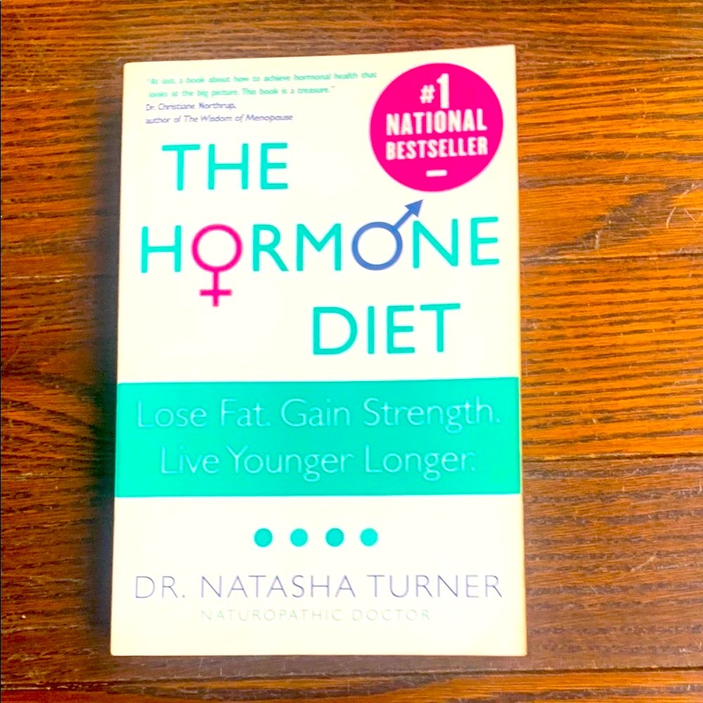 The Hormone Diet Book by Dr. Natasha Turner - White Cover paperback